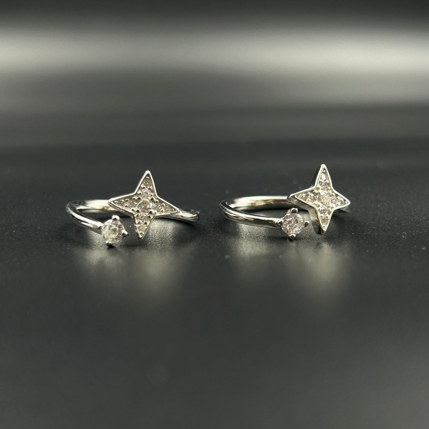 Silver Star Toe Ring