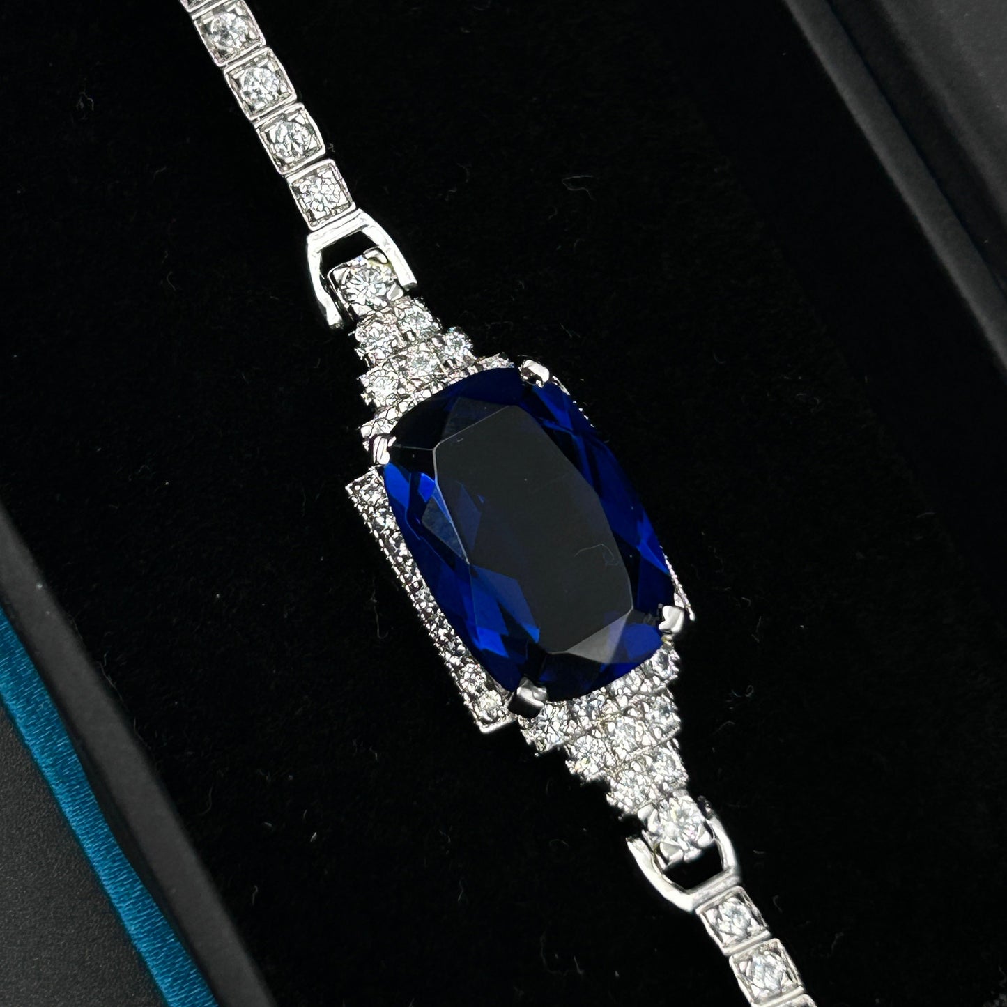 Silver Women's Bracelet - Sapphire Bracelet
