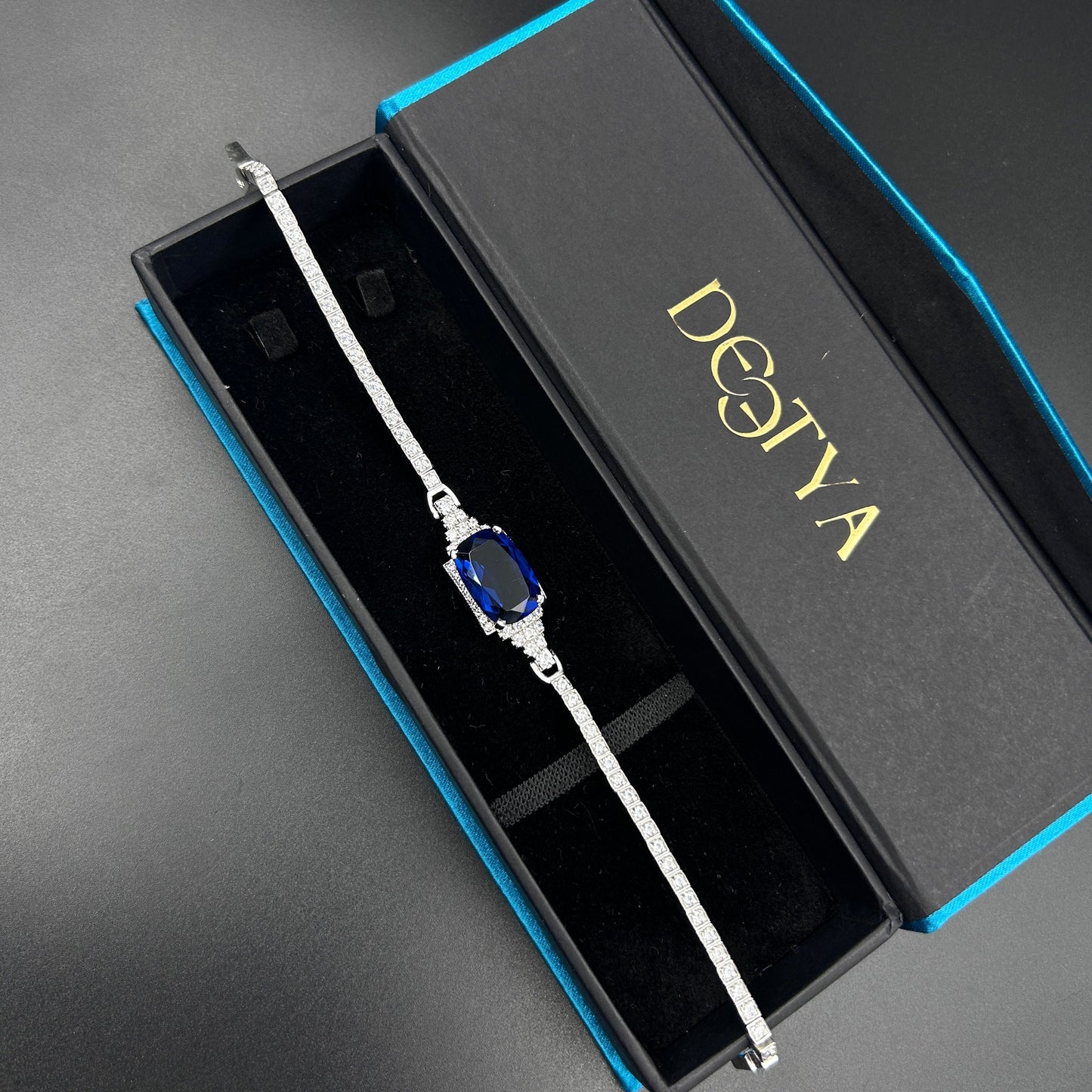 Silver Women's Bracelet - Sapphire Bracelet