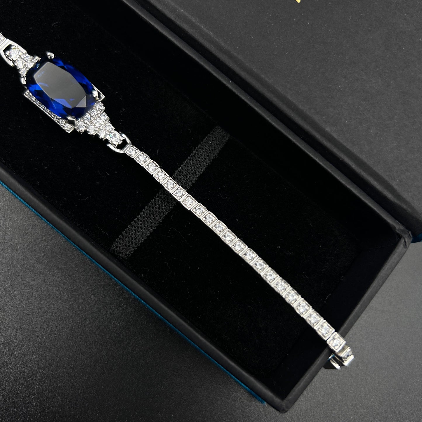 Silver Women's Bracelet - Sapphire Bracelet