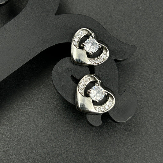 HEART Earrings for Women - Pure Silver