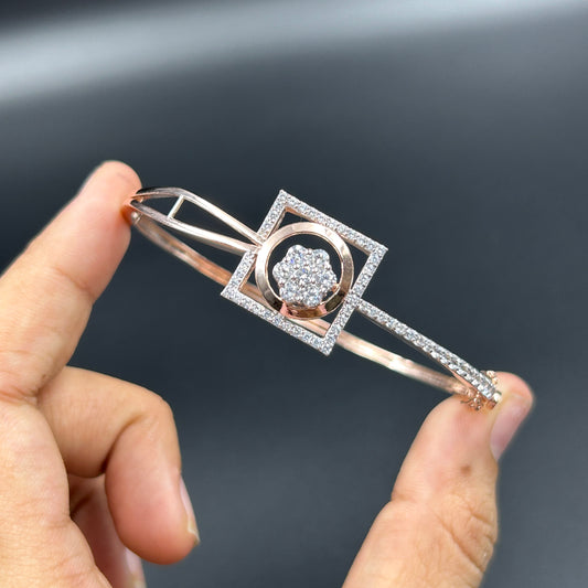 Square Diamond Bracelet For Women's