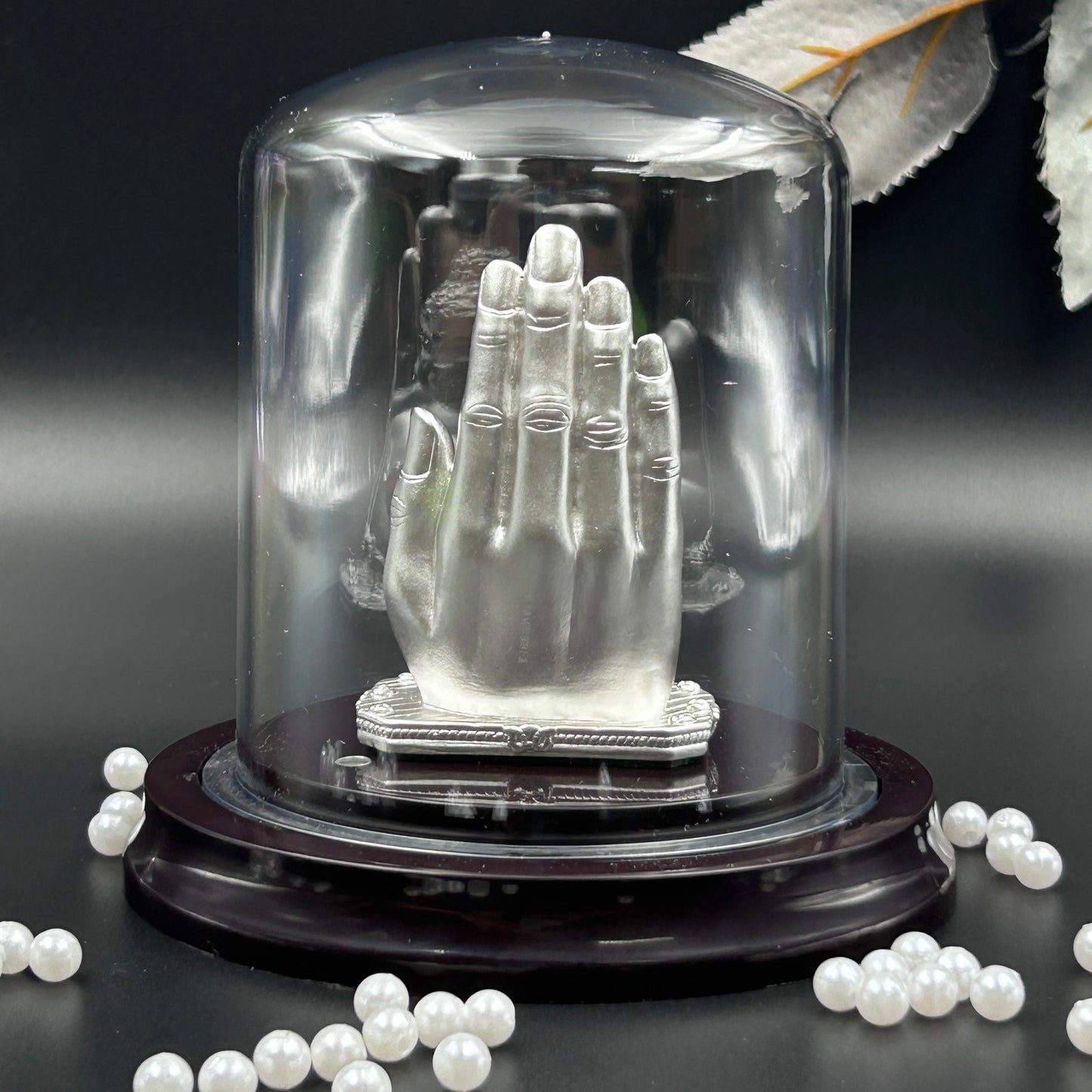 Palm Buddha Pure 999 Silver Murti