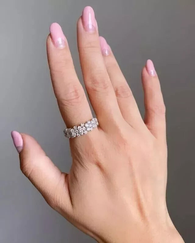 Yellow Silver Women's Ring