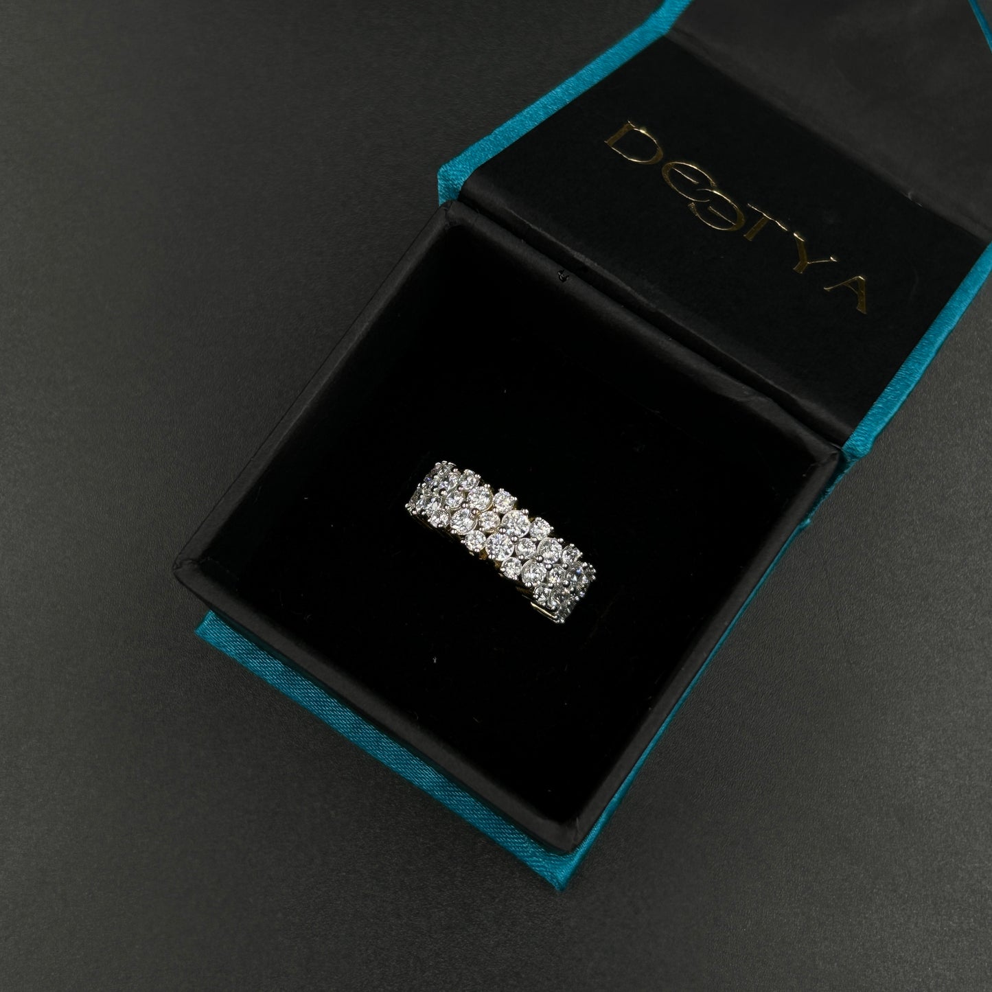 Yellow Silver Women's Ring