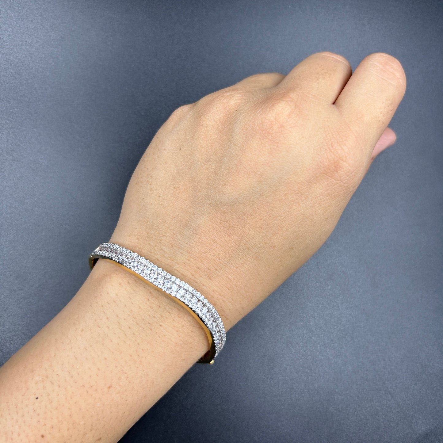 Beautiful Bangle Bracelet - Silver Bracelet