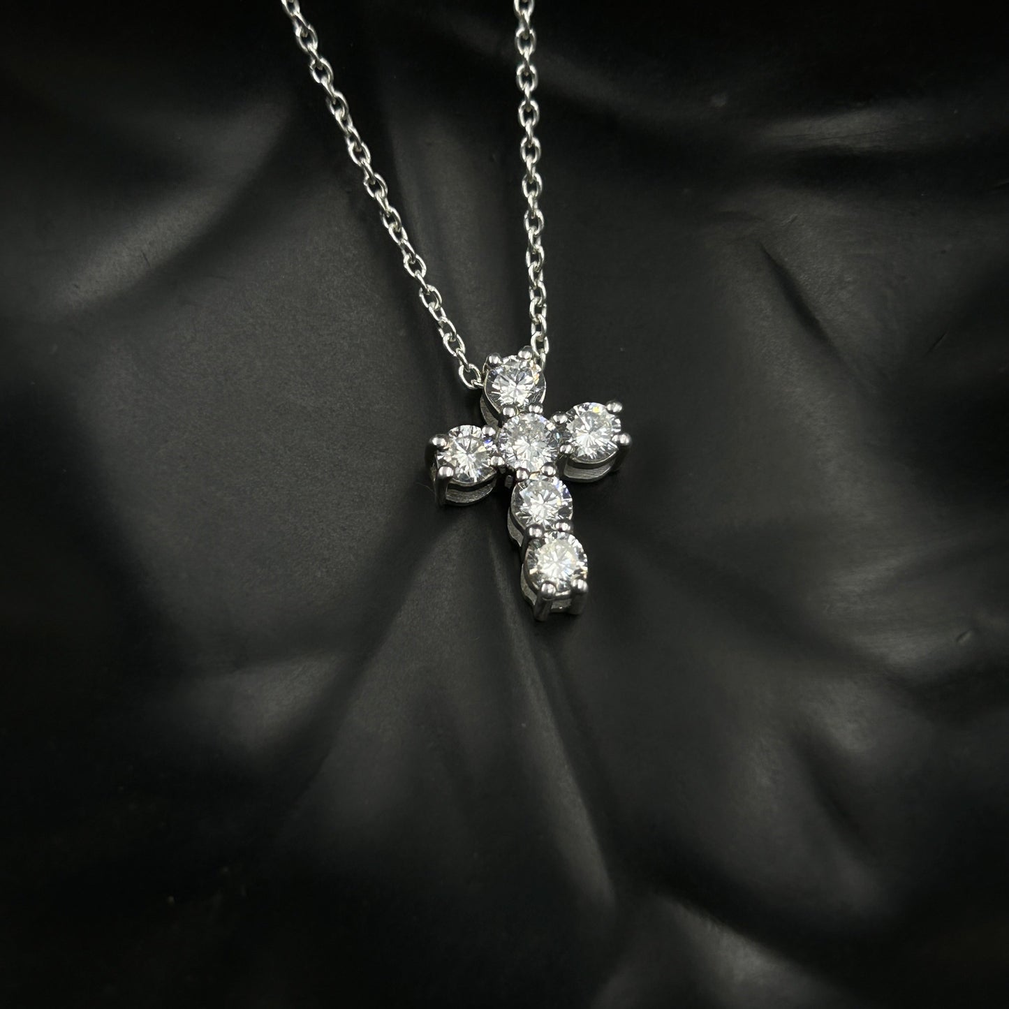 Silver Jesus Cross Pendant - Minimal Pendant