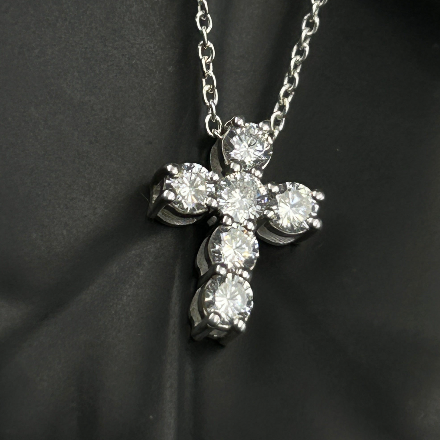 Silver Jesus Cross Pendant - Minimal Pendant