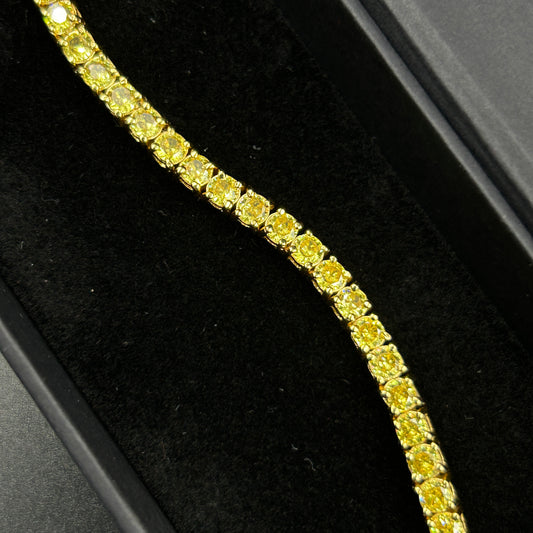 Sterling Silver Yellow Bracelet