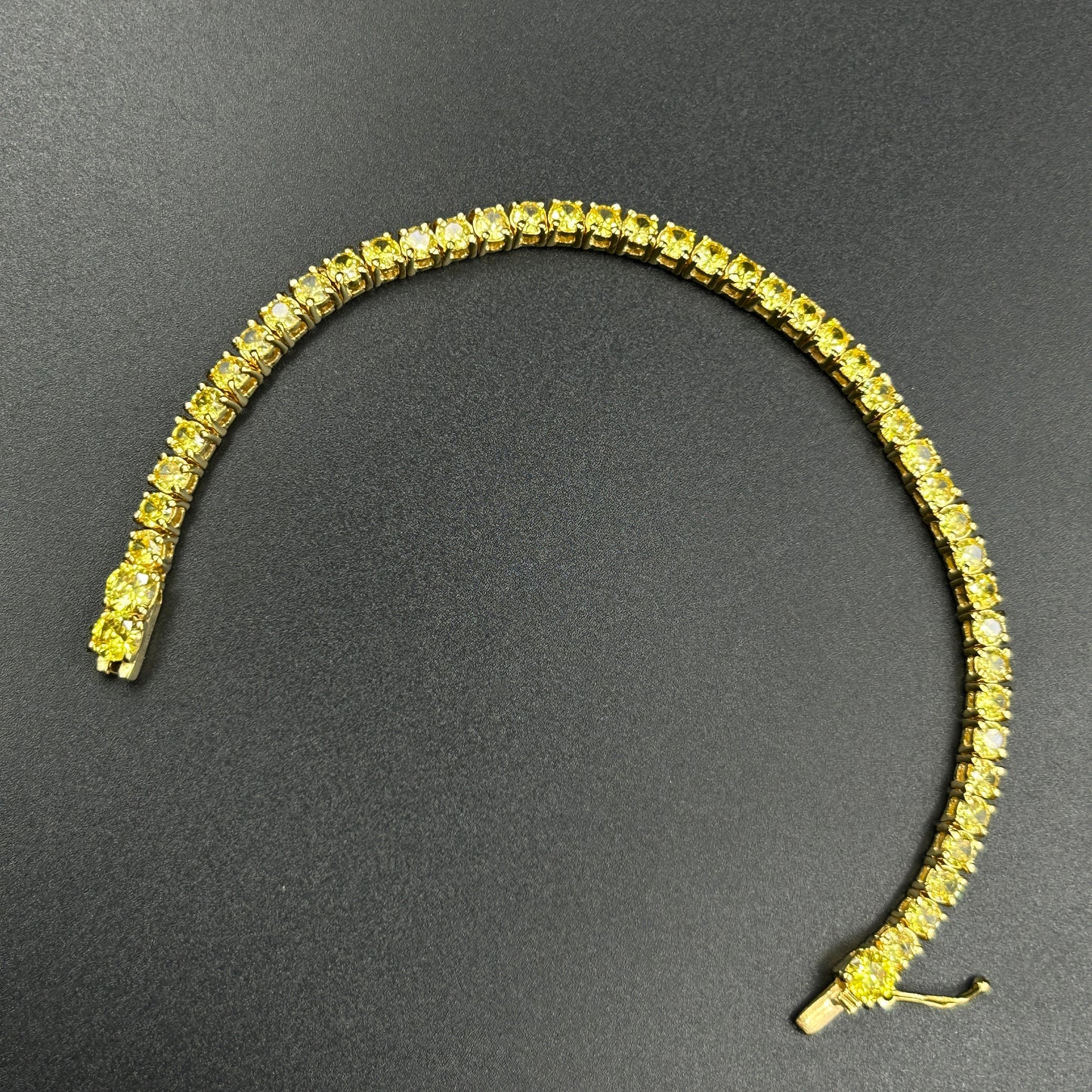 Sterling Silver Yellow Bracelet