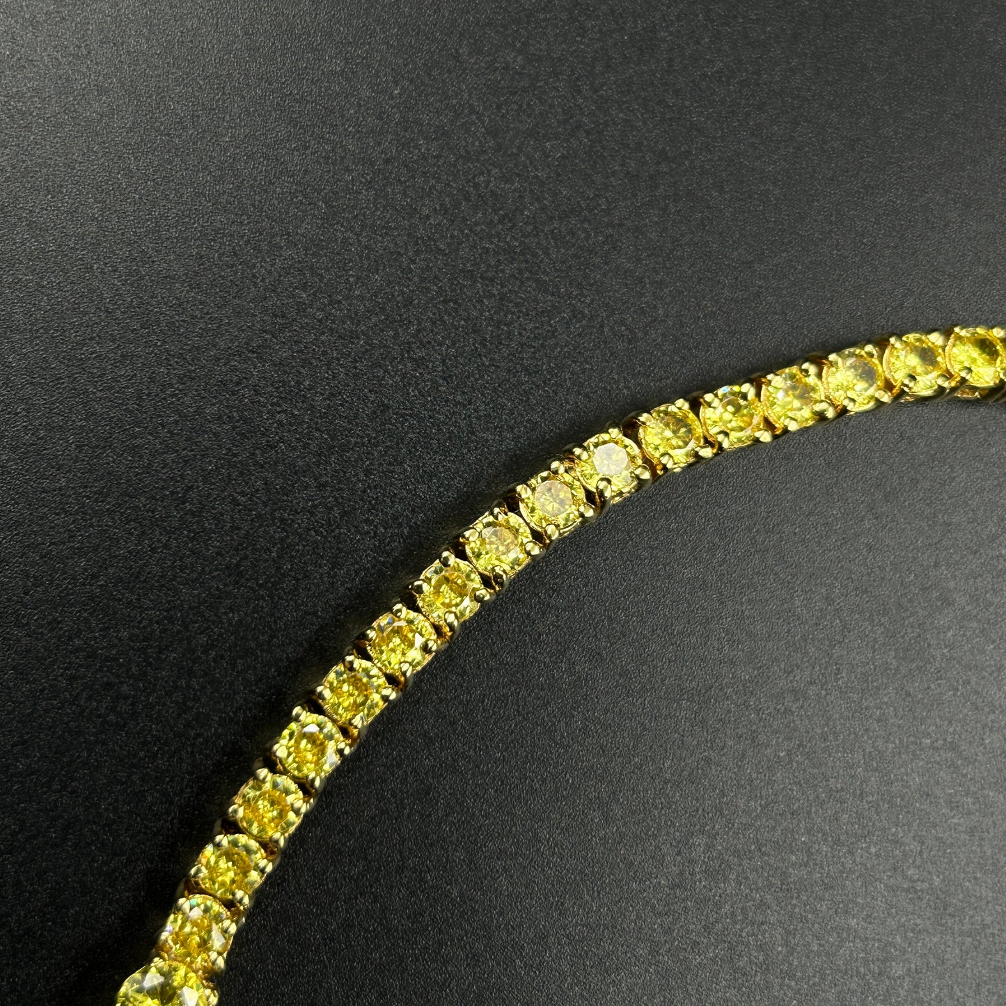 Sterling Silver Yellow Bracelet