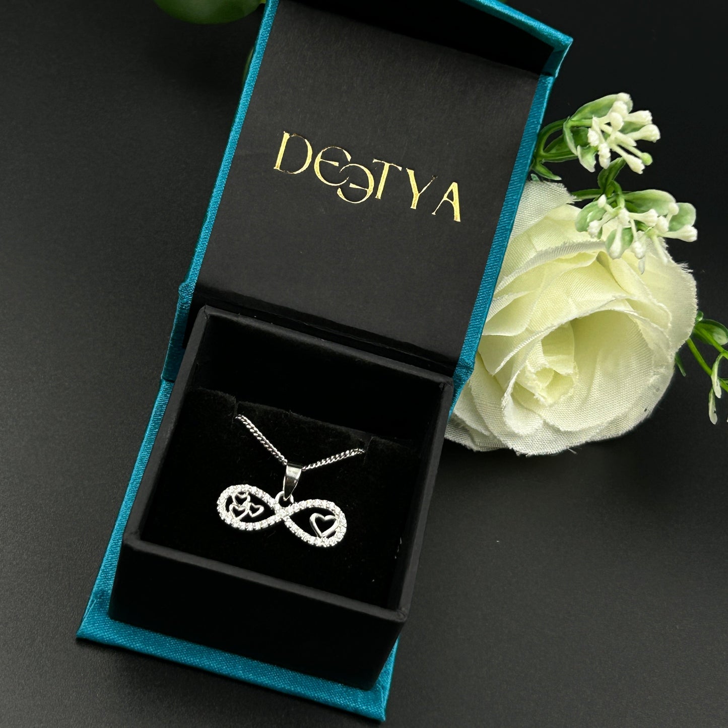 Silver Infinity Pendant - Sterling Silver Pendant (1)