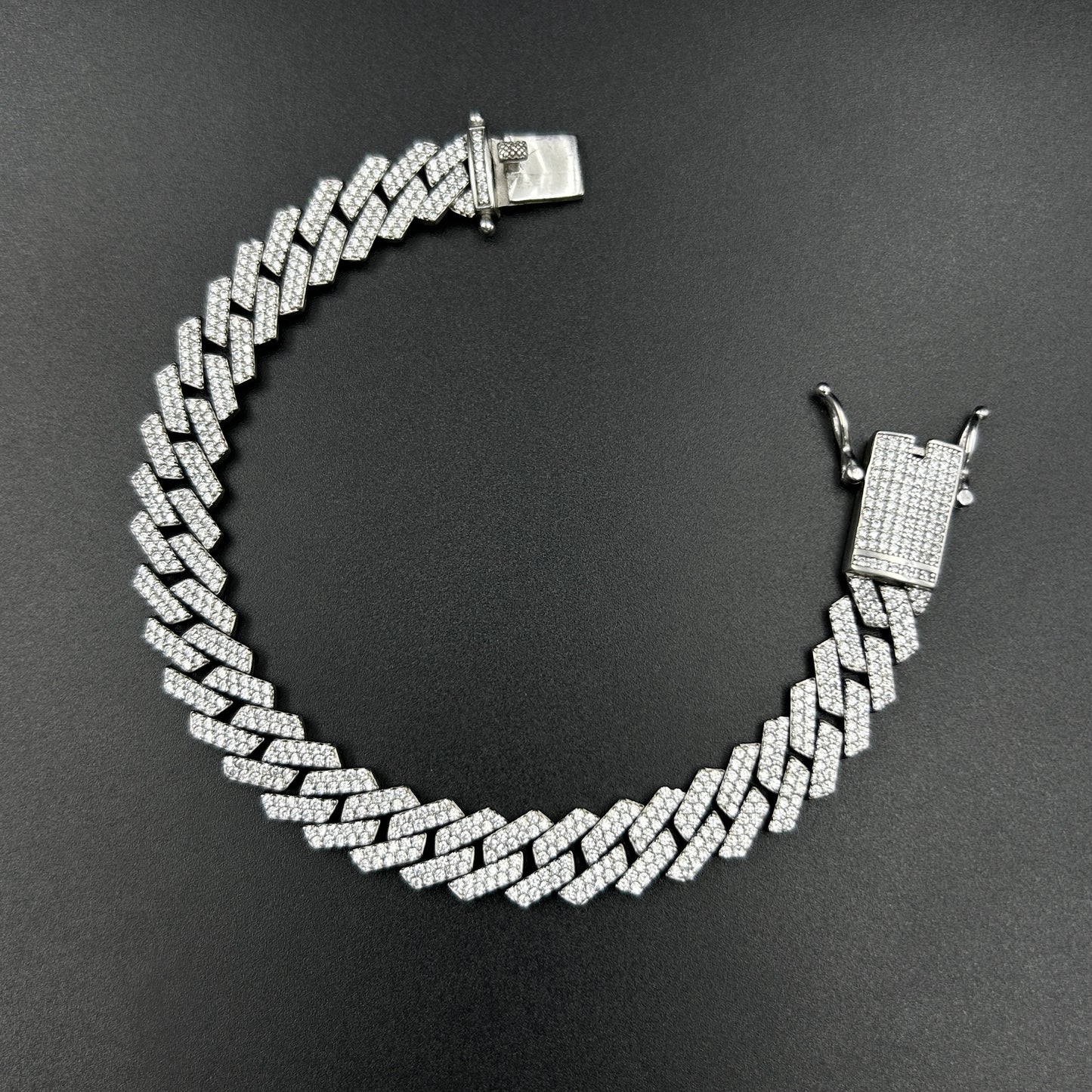 Men's Cuban Link Bracelet - Silver Bracelet