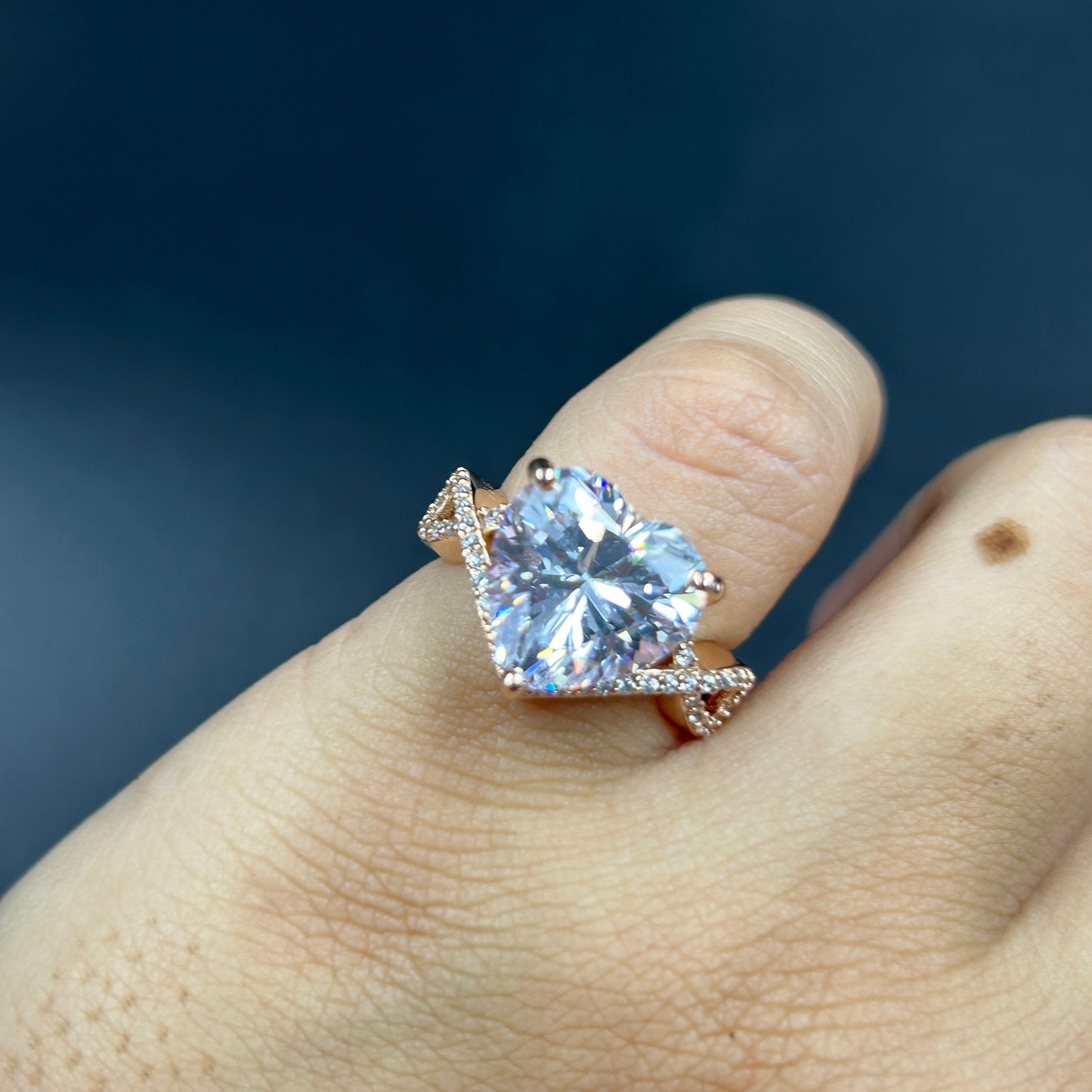 Heart Silver Ring - Love Ring