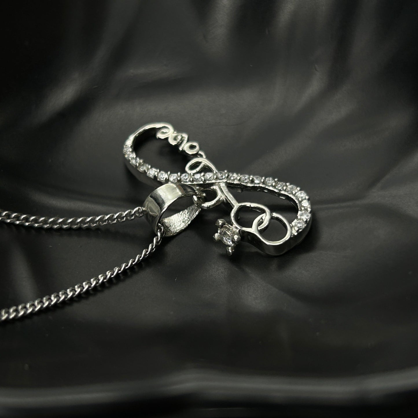 Silver Infinity LOVE Pendant (4)
