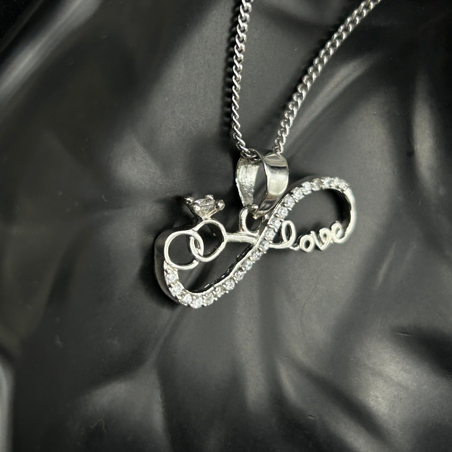 Silver Infinity LOVE Pendant (4)