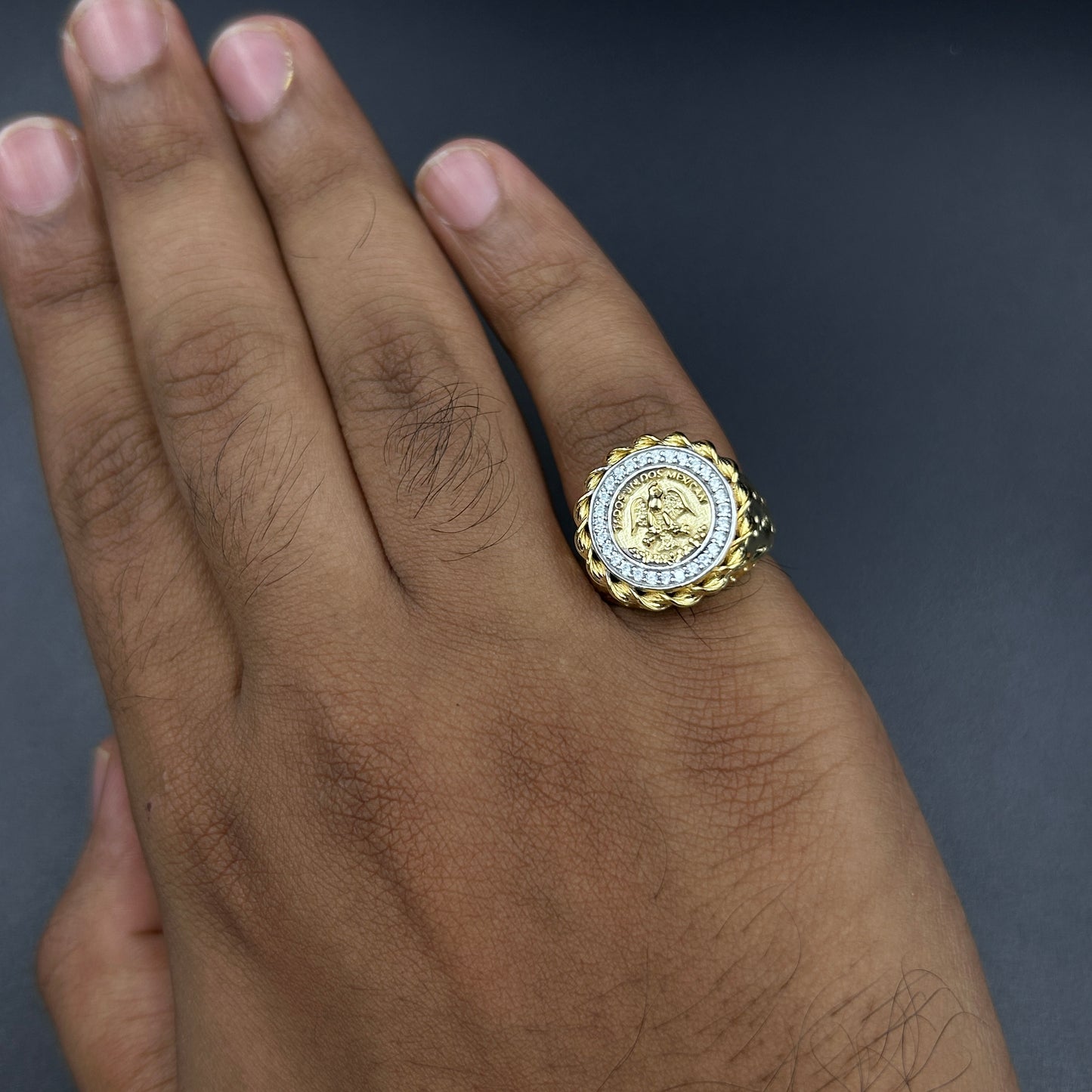 Coin Ring - Silver Men's Ring