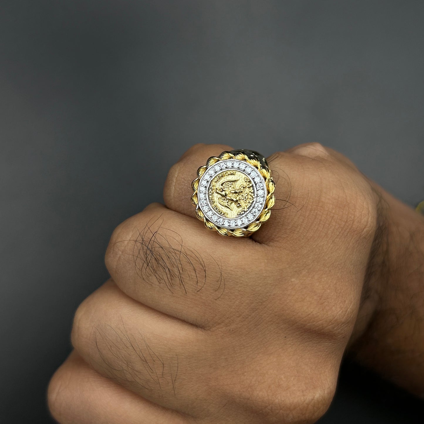 Coin Ring - Silver Men's Ring