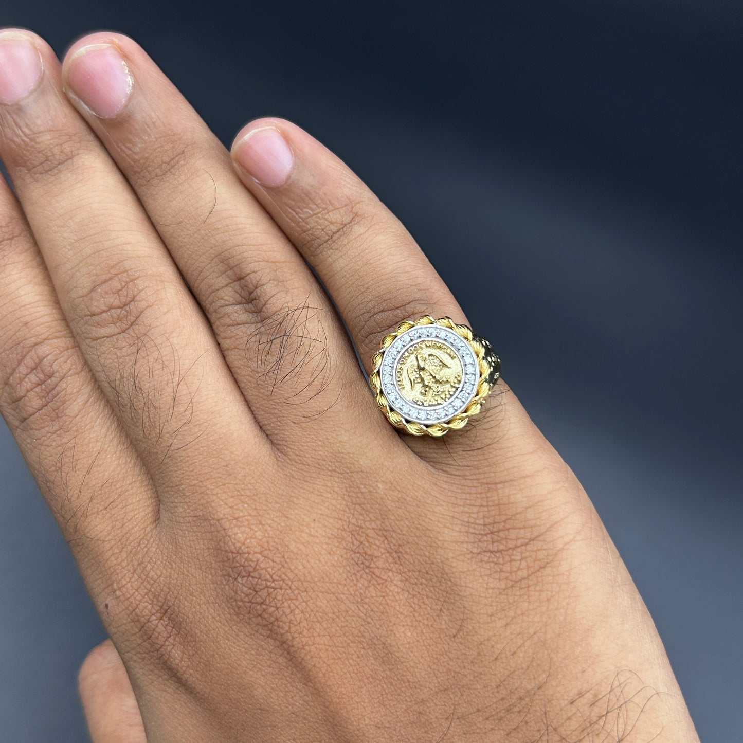 Coin Ring - Silver Men's Ring