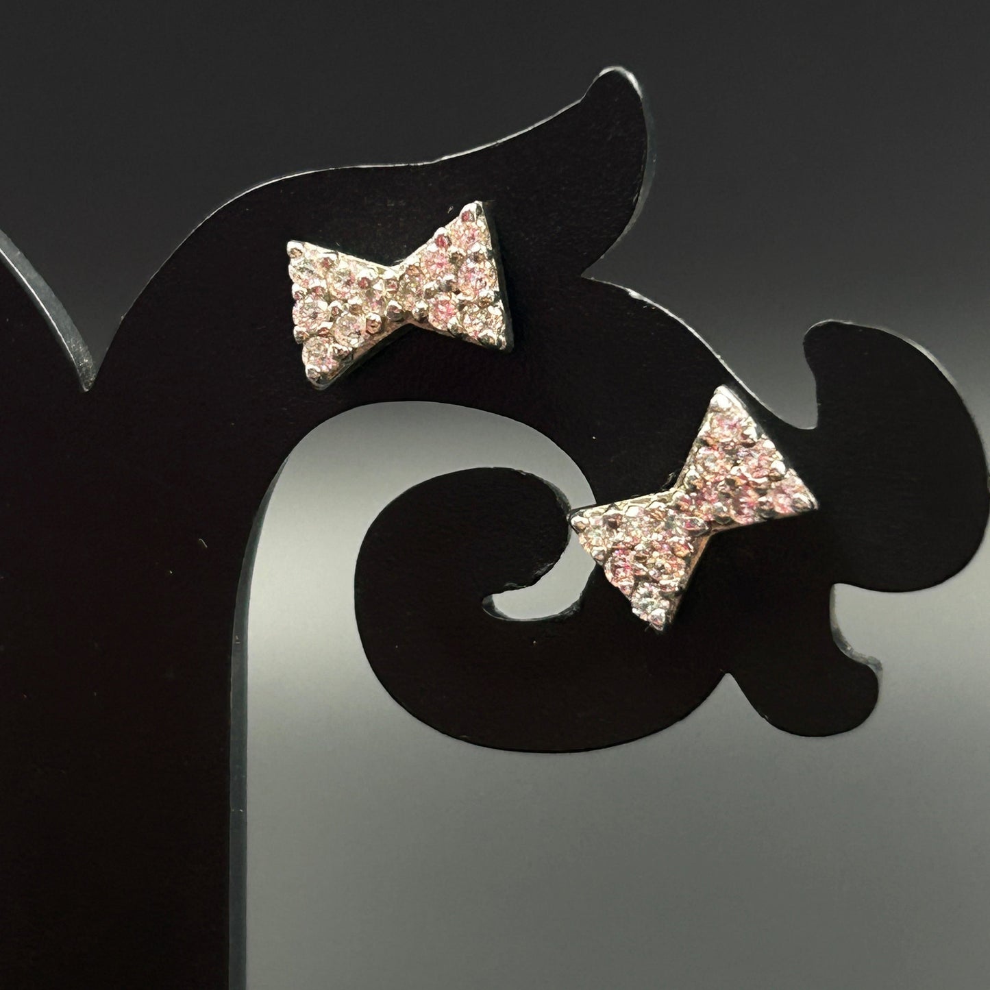 BOW Earrings - Minimal Silver Earrings