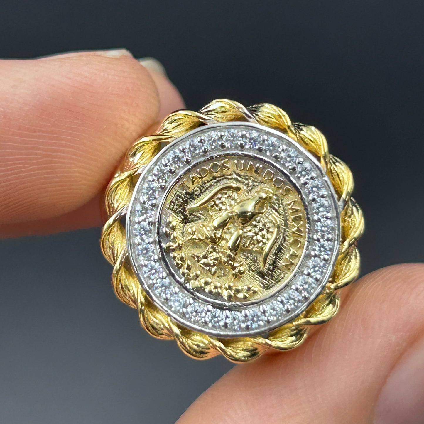 Coin Ring - Silver Men's Ring