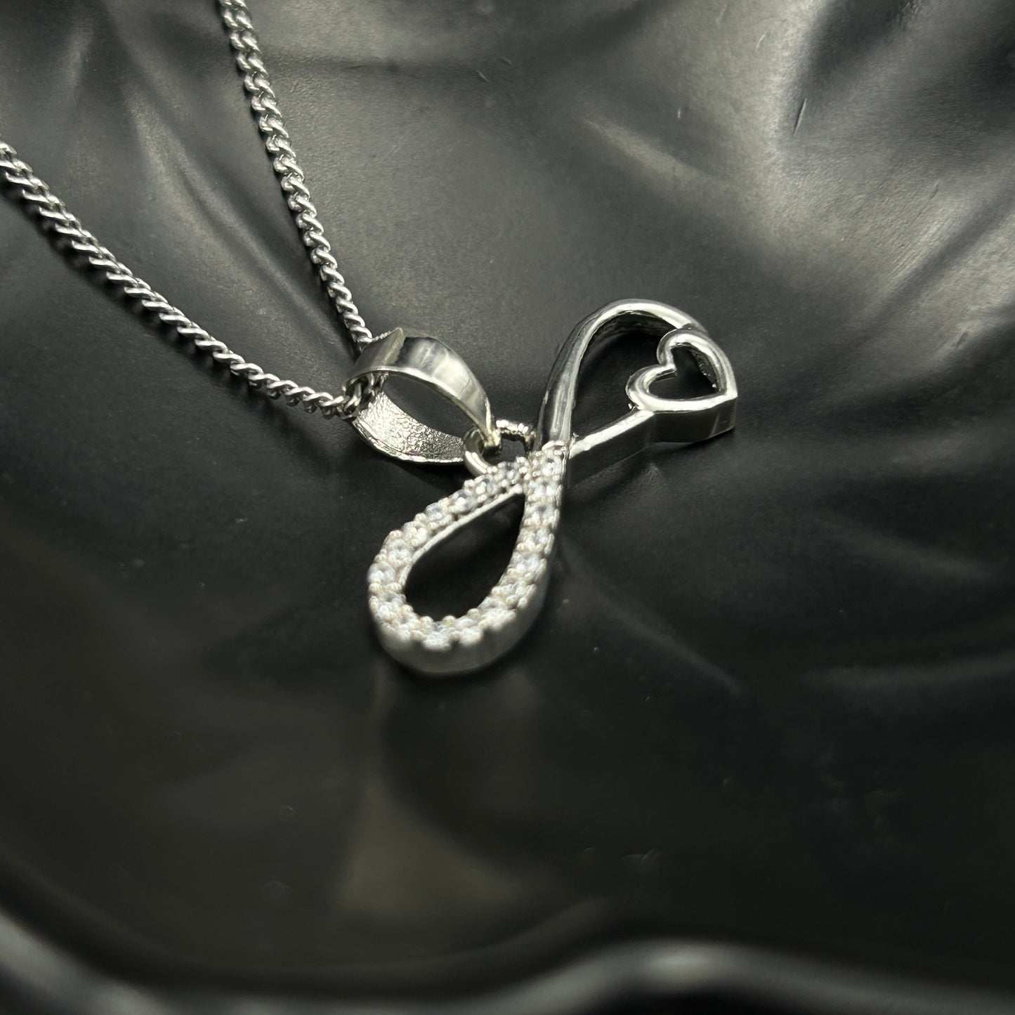 92.5 Silver Infinity Heart Pendant (6)