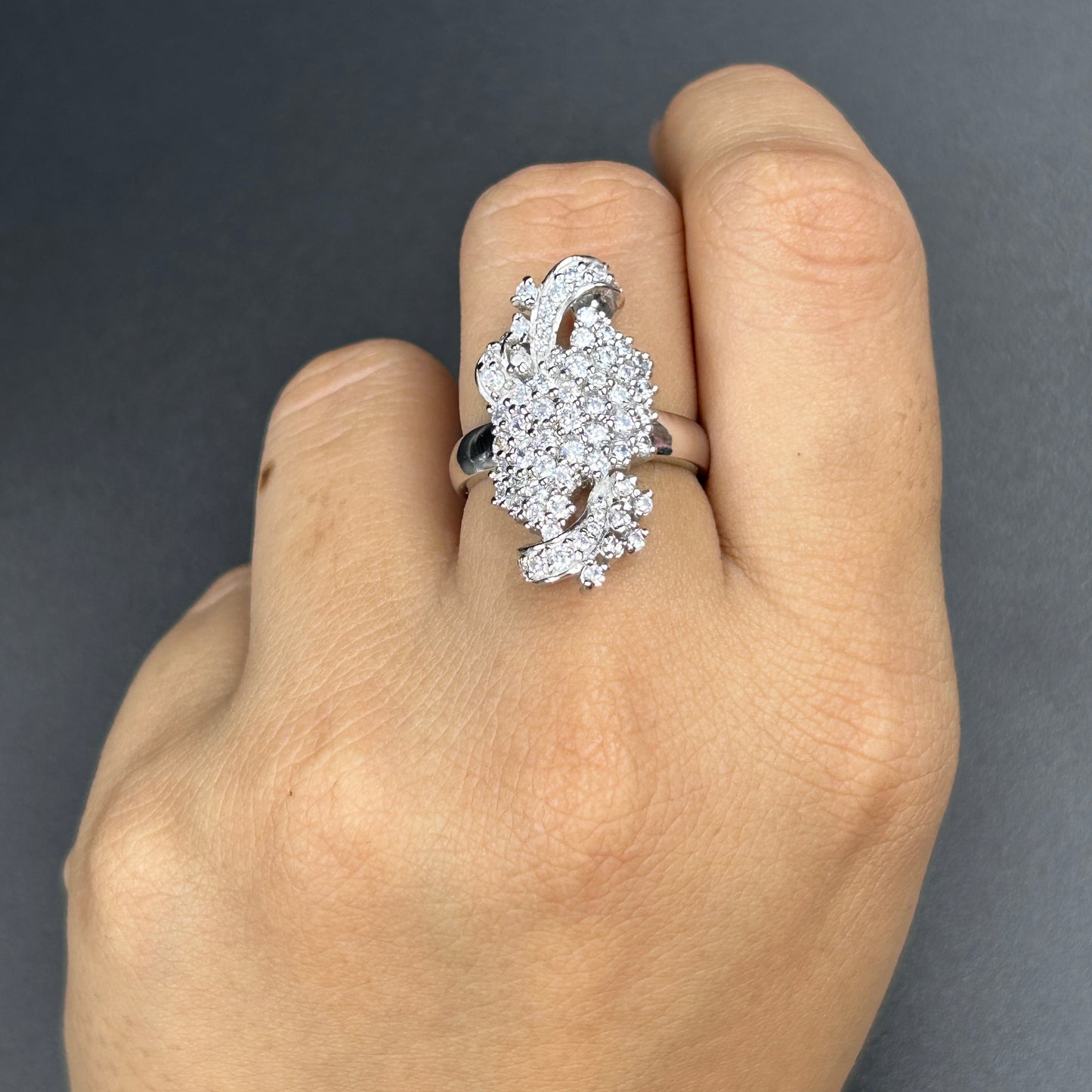 Women's Party Wear Silver Ring