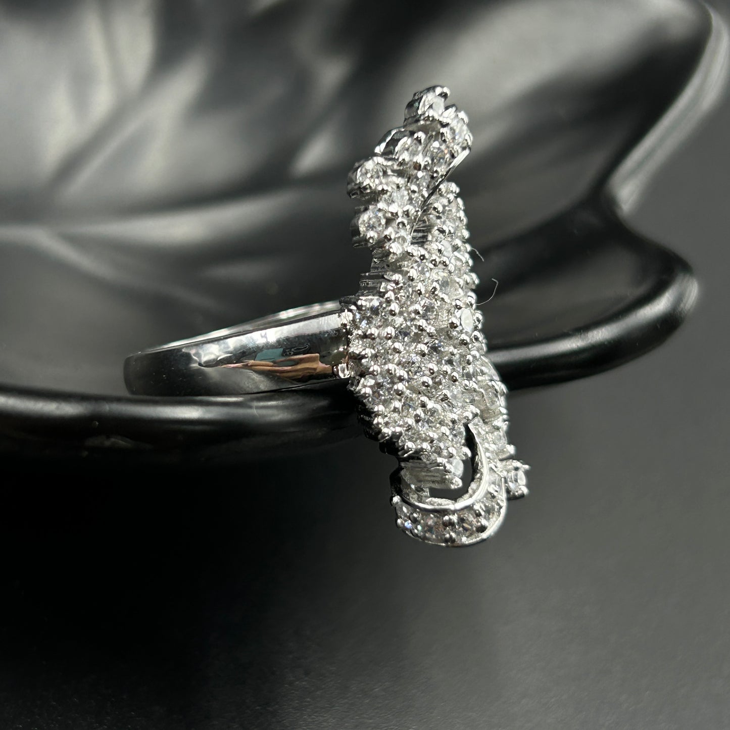 Women's Party Wear Silver Ring