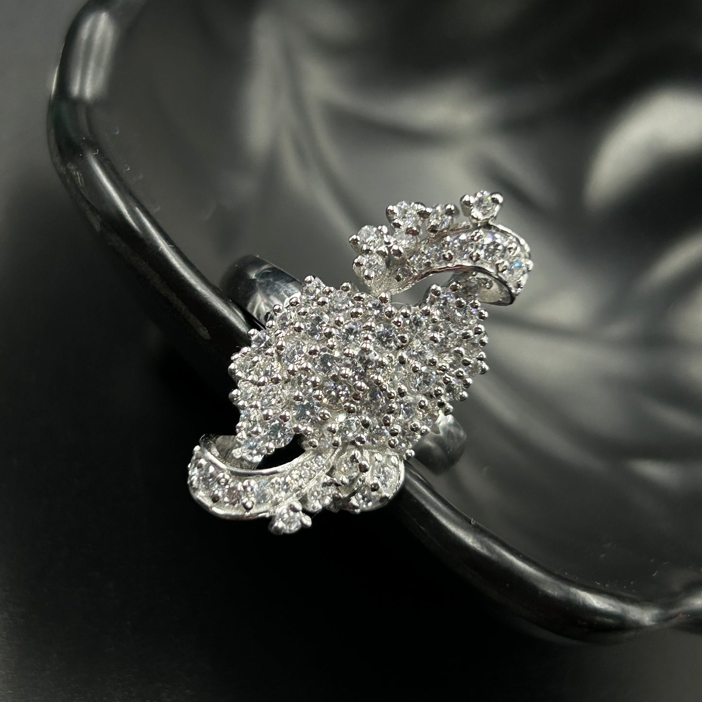 Women's Party Wear Silver Ring