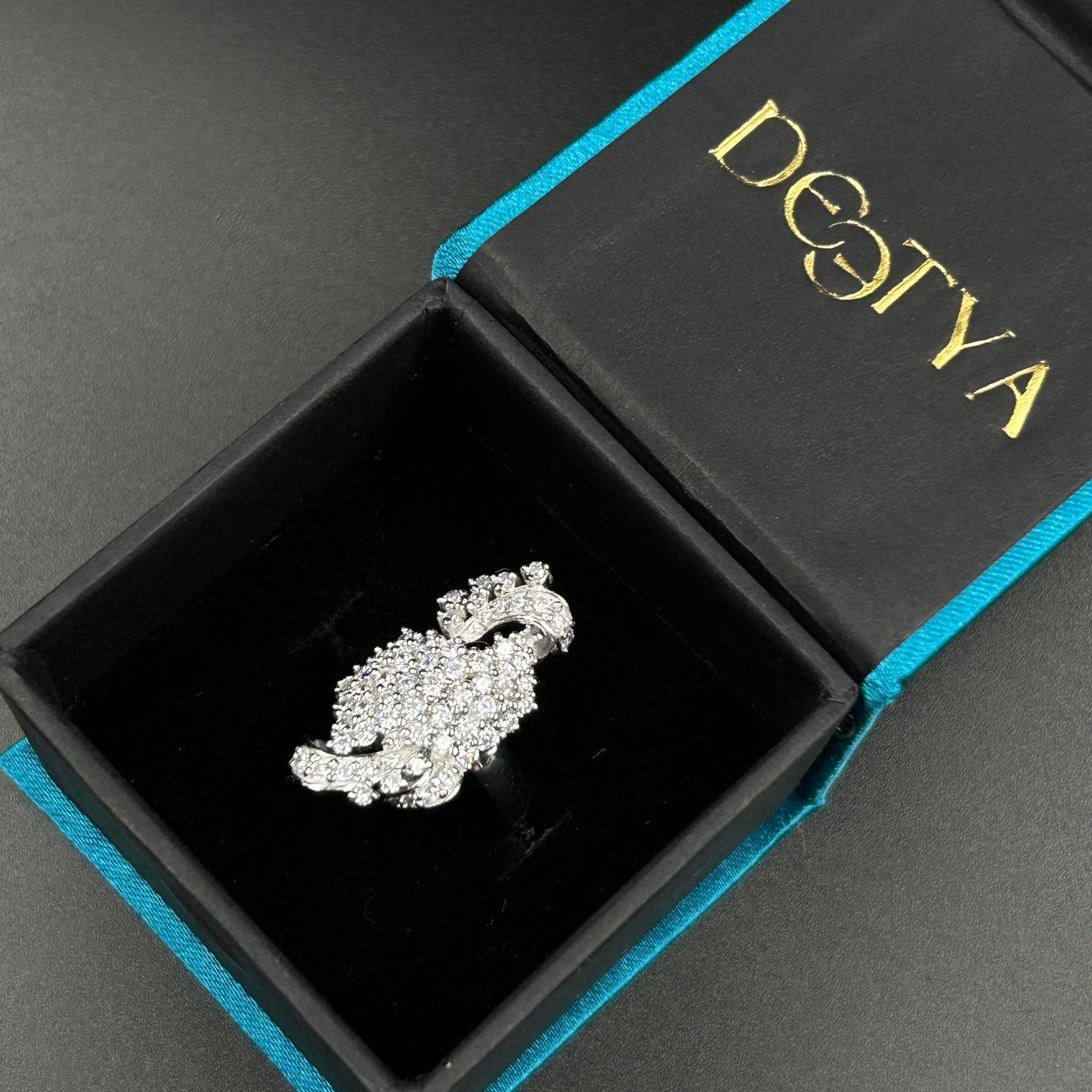 Women's Party Wear Silver Ring