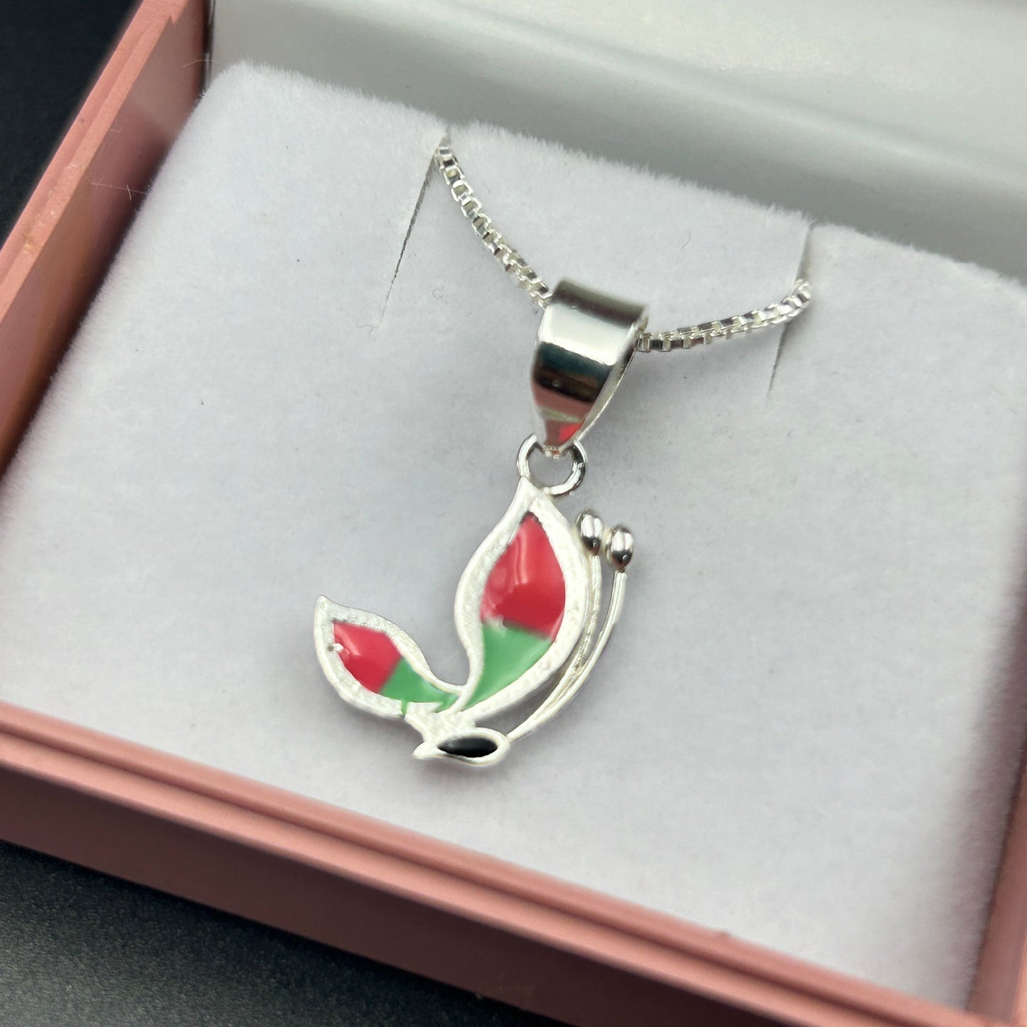 Silver Pendant with Chain for Kids