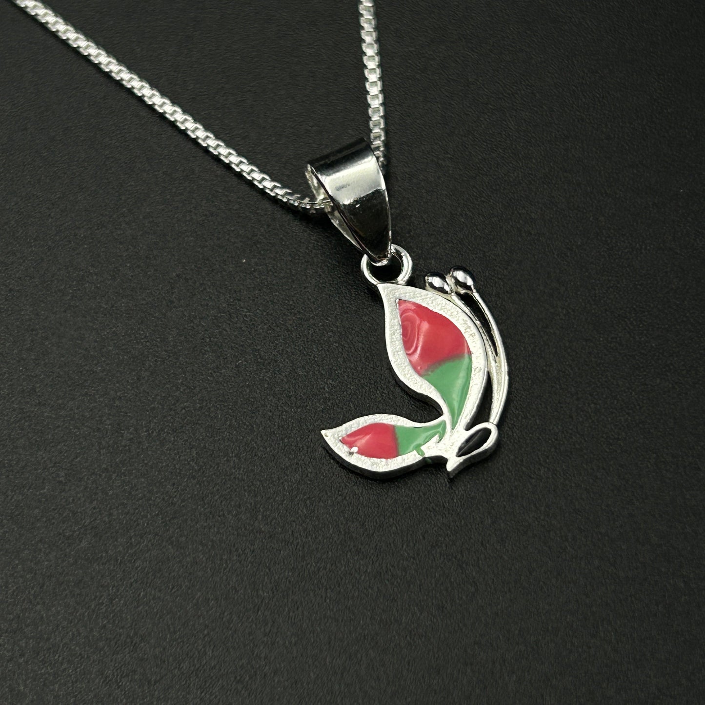 Silver Pendant with Chain for Kids