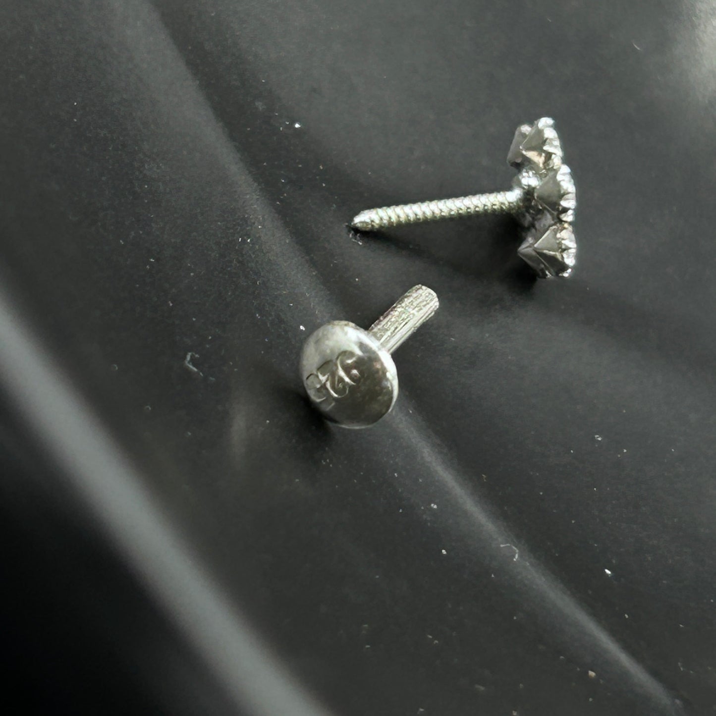 Silver Nose Pin - Flower Nose Pin