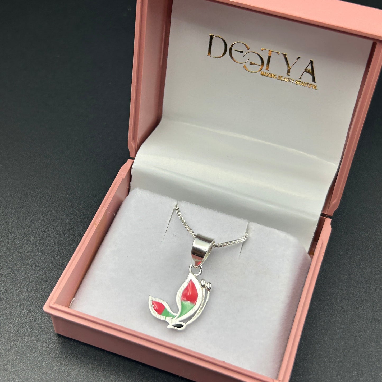 Silver Pendant with Chain for Kids