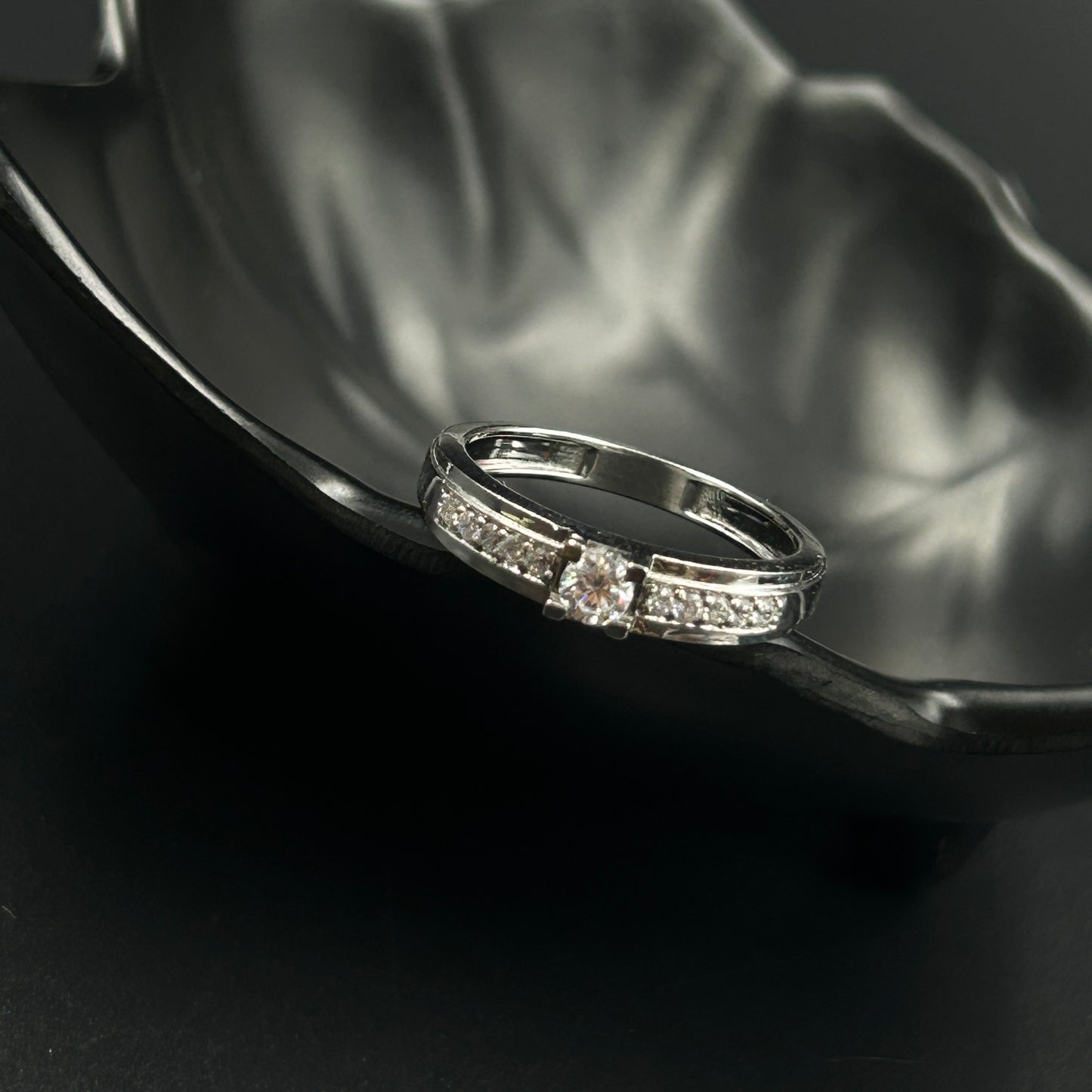 Solitaire Ring - Silver Ring