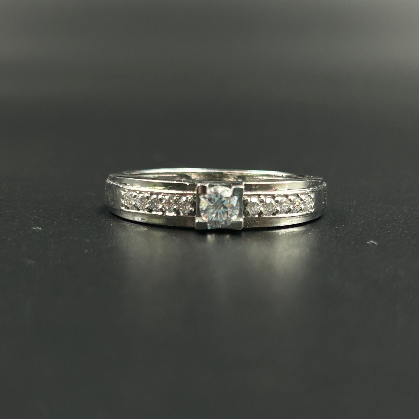 Solitaire Ring - Silver Ring