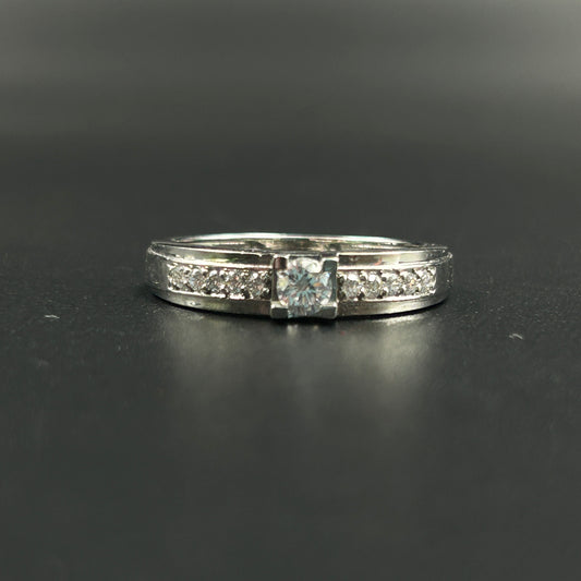 Solitaire Ring - Silver Ring