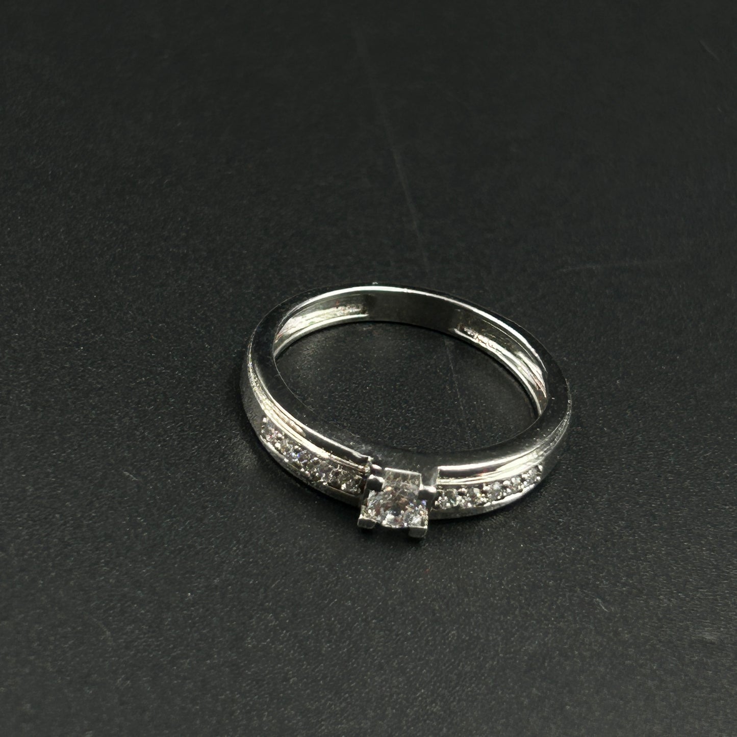 Solitaire Ring - Silver Ring