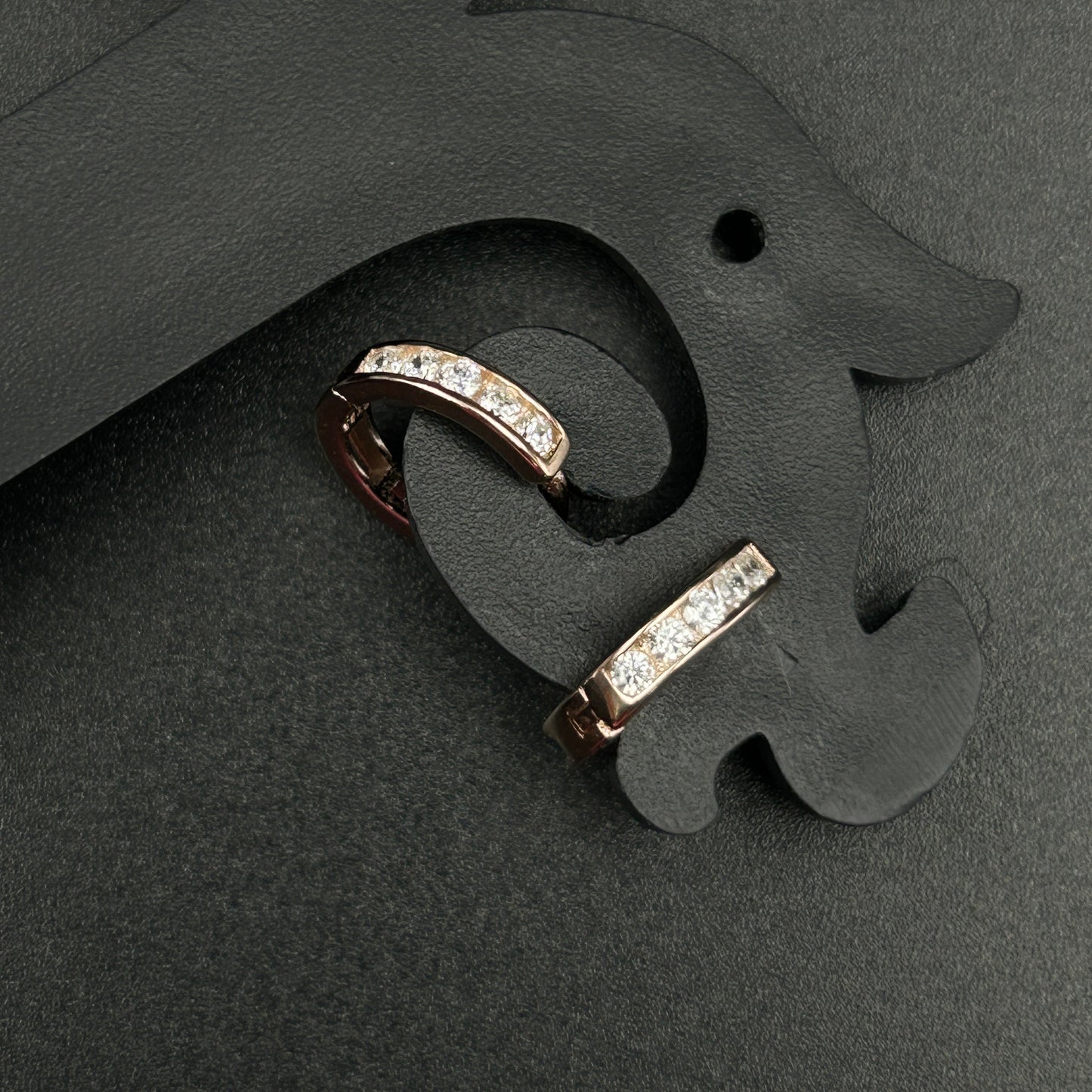 Diamond Bali - Silver Hoop Earring (Small)