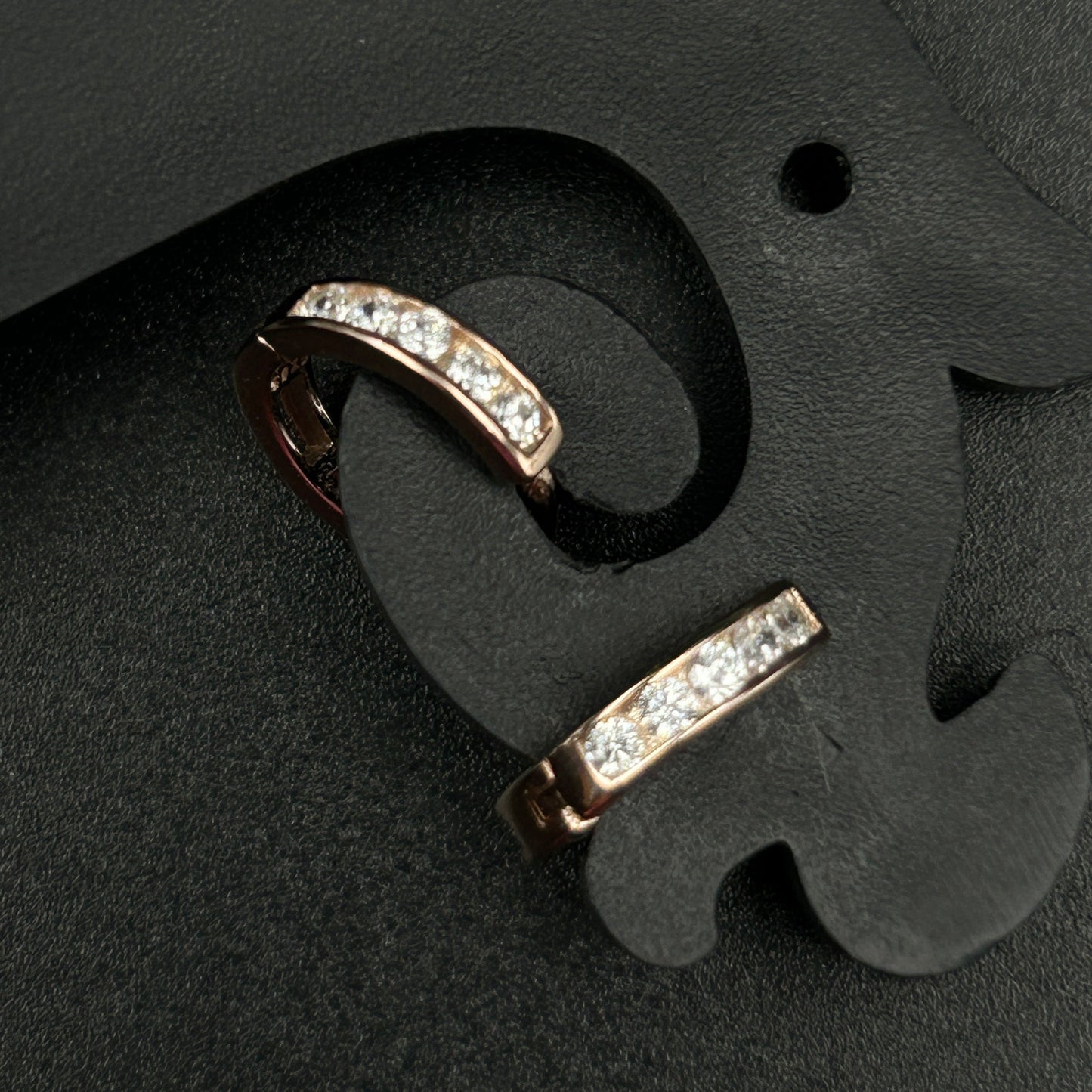 Diamond Bali - Silver Hoop Earring (Small)