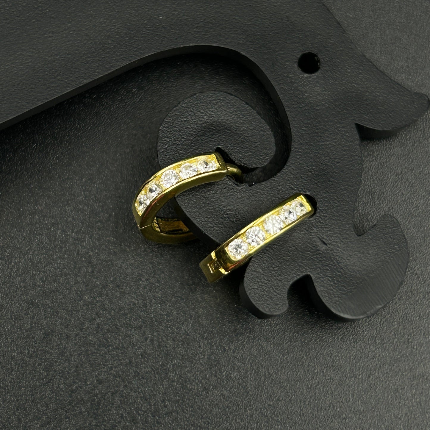 Diamond Bali - Silver Hoop Earring (Small)