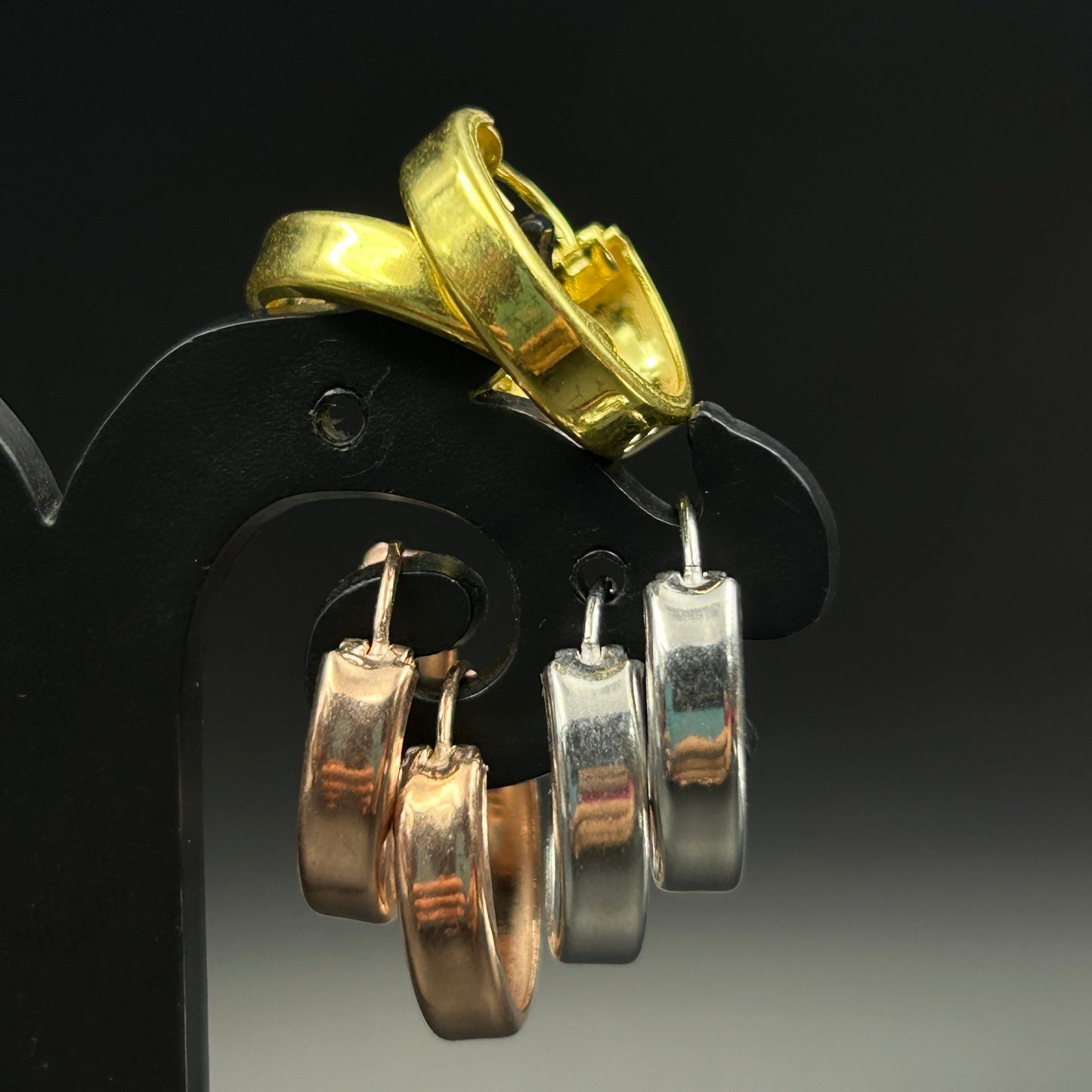 Round Bali - Silver Hoop Earring (BIG)