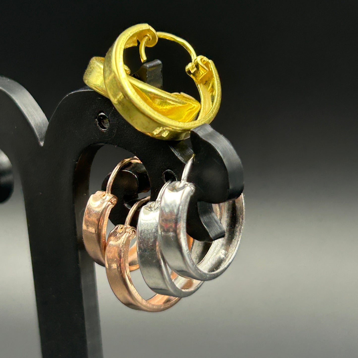 Round Bali - Silver Hoop Earring (BIG)