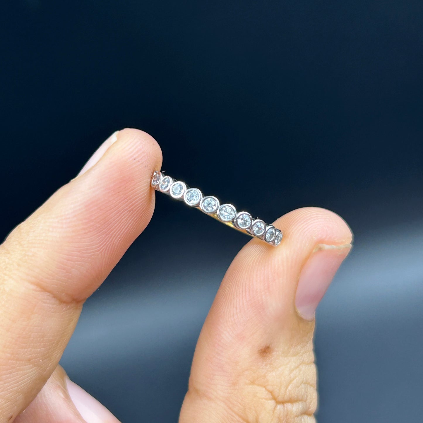 Women's Diamond Band - Silver Band