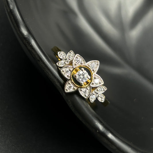Flower Silver Ring - Women's Ring