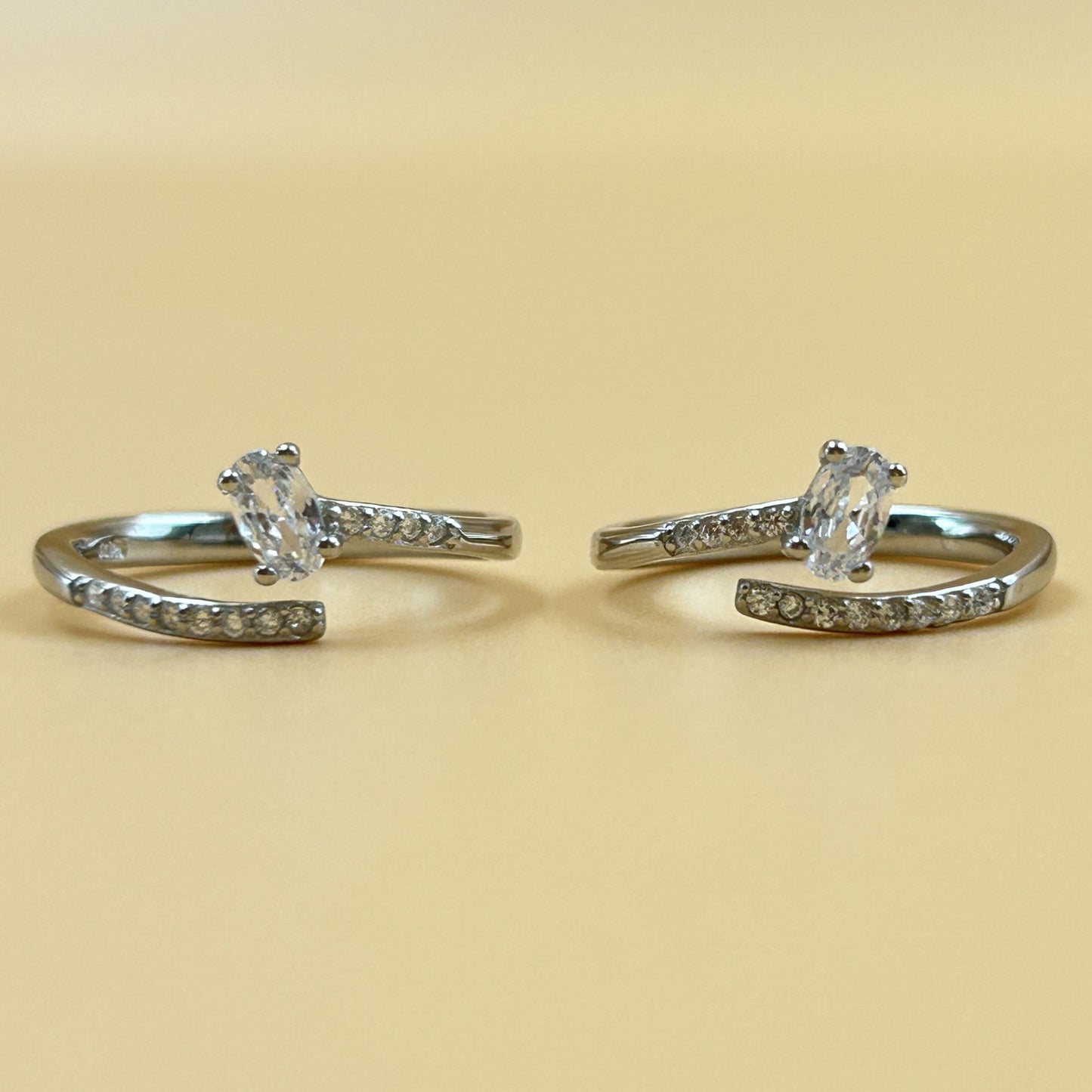 Silver Toe Ring - Oval Toe Ring