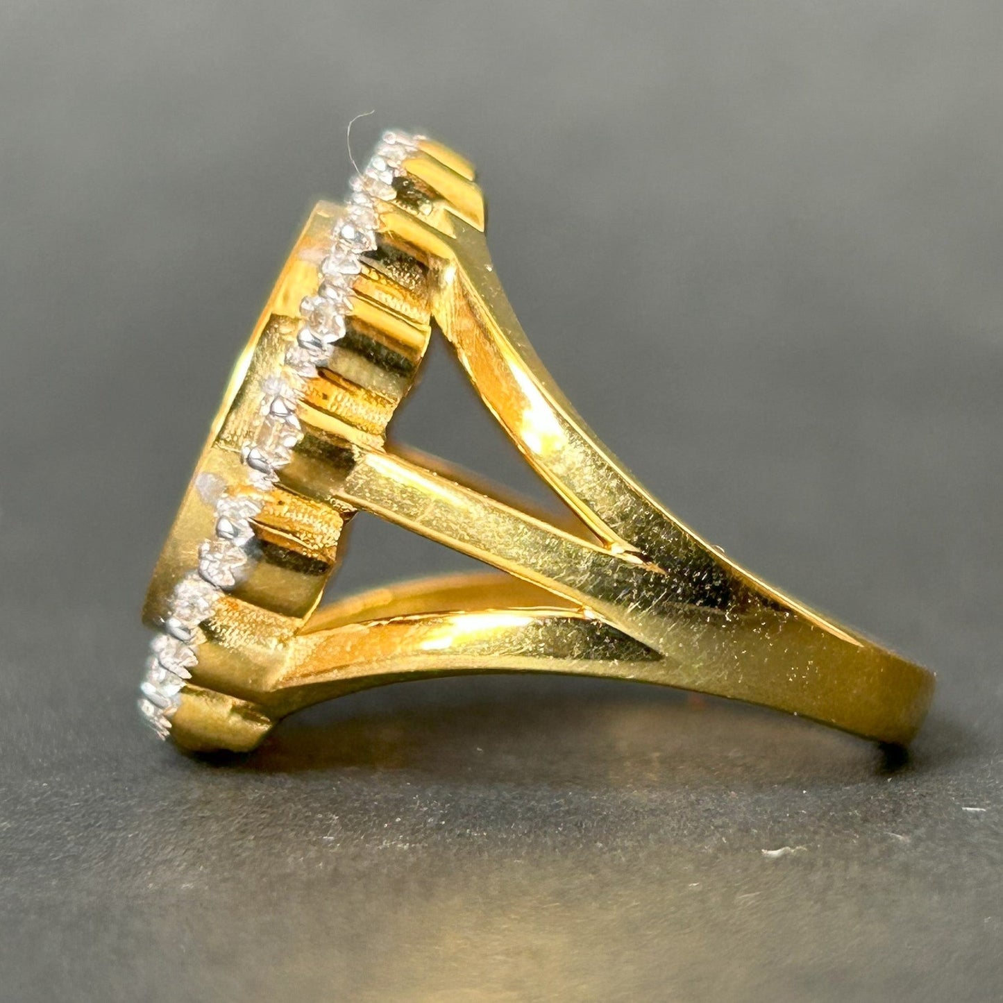 Yellow Gold Panda Ring - Silver Panda Ring