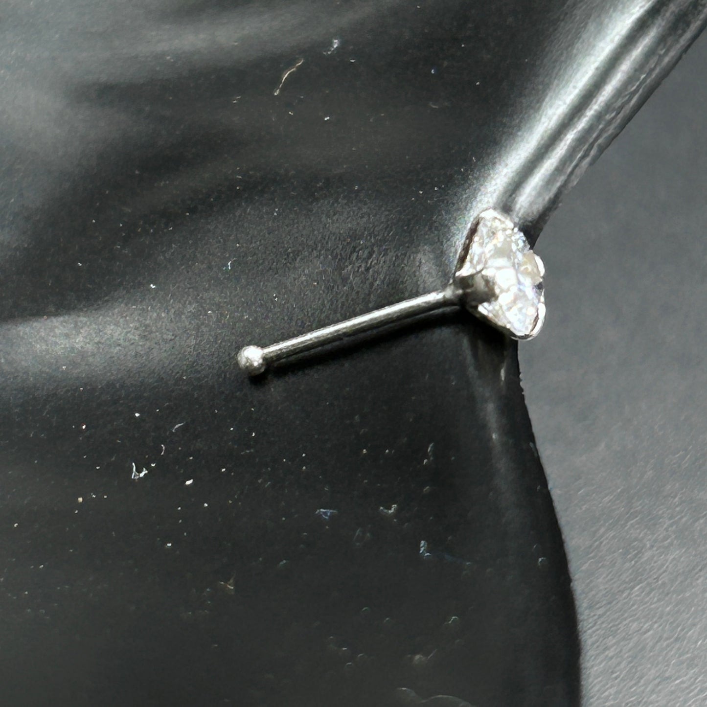 Silver Nose Pin - Diamond Nose Pin