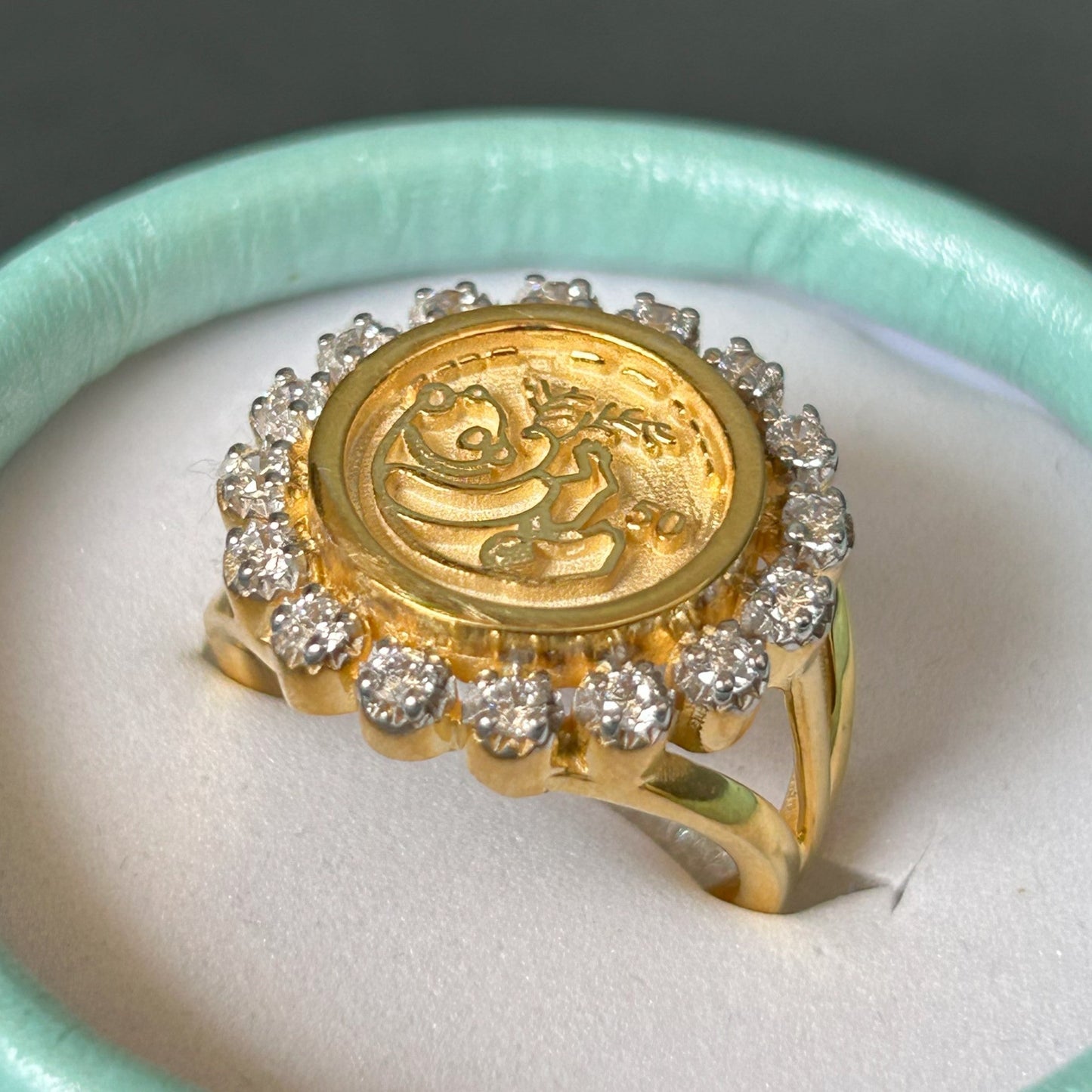 Yellow Gold Panda Ring - Silver Panda Ring