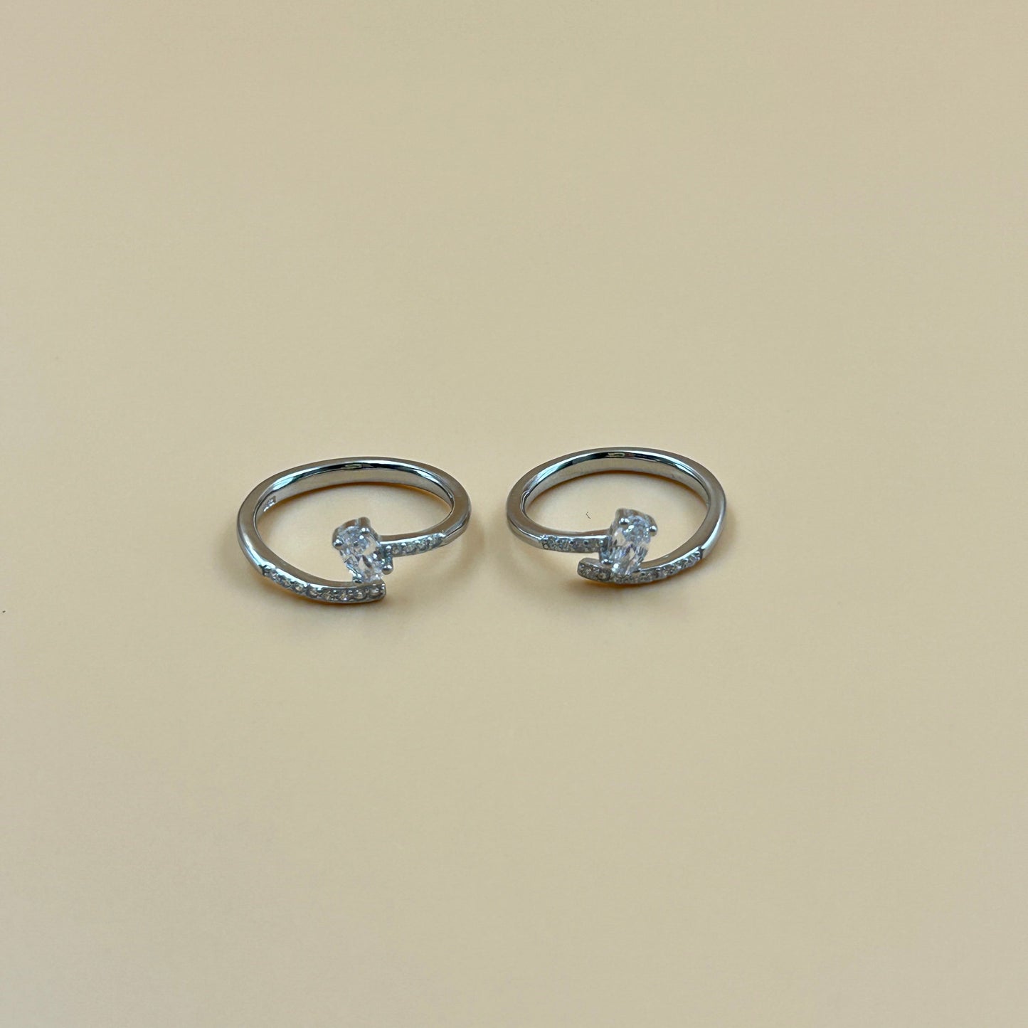 Silver Toe Ring - Oval Toe Ring